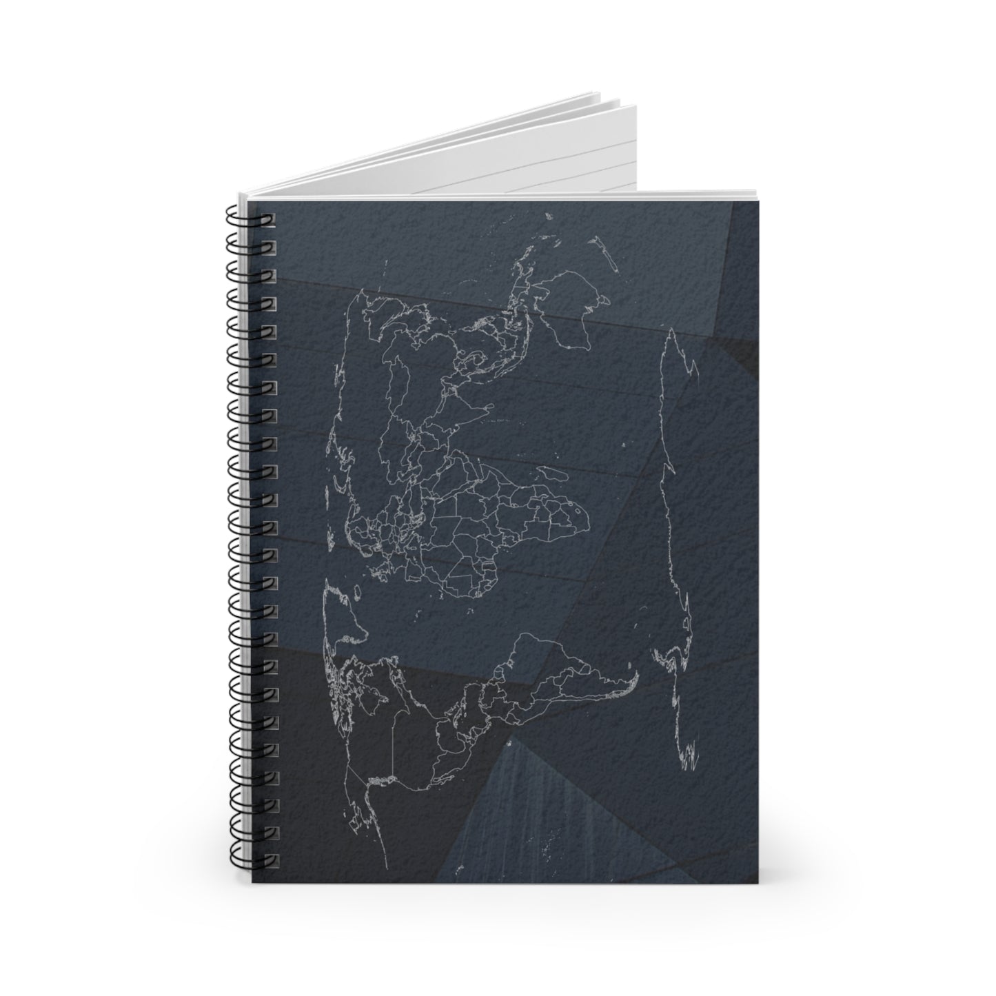 Map Spiral Notebook Journal