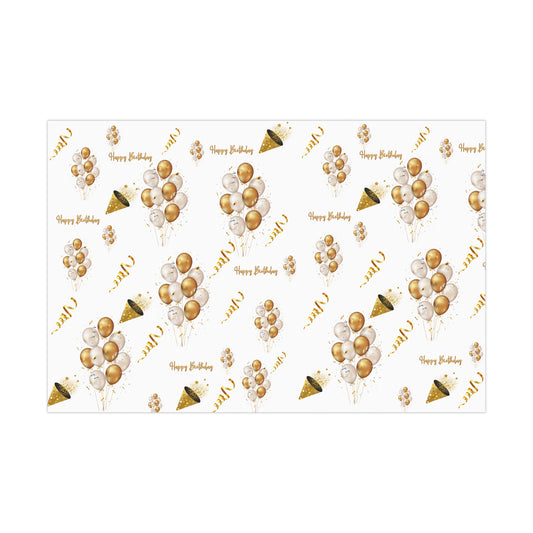 Birthday Luxury Gift Wrapping Paper