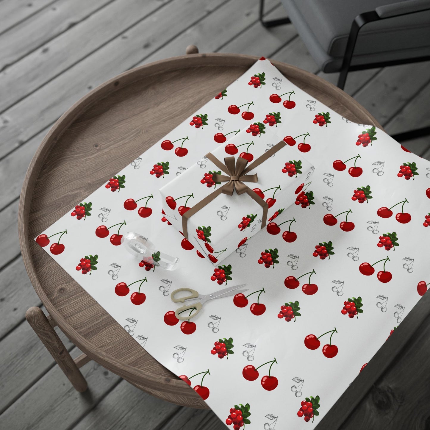 Berry Luxury Gift Wrapping Paper